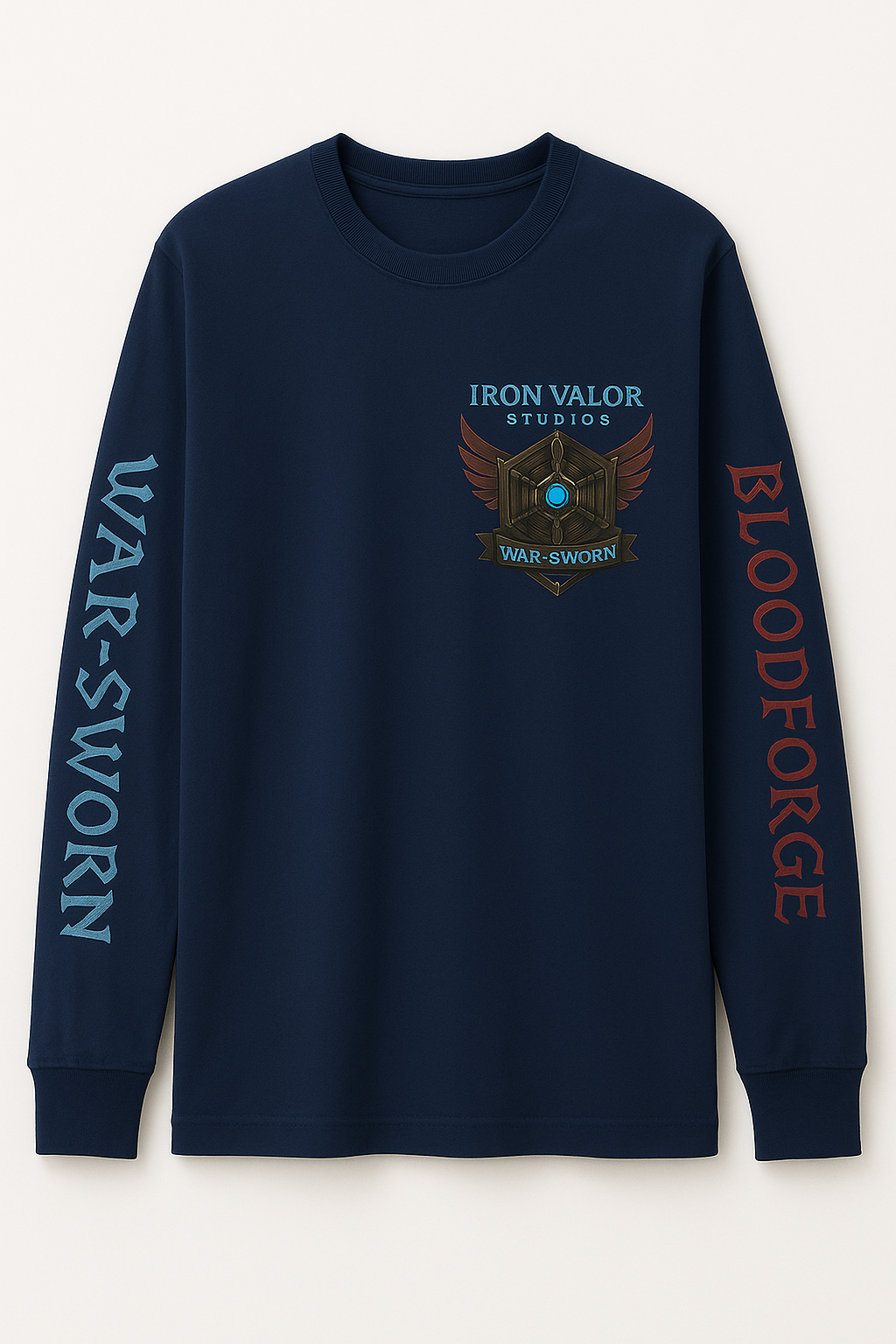 Long Sleeve Blue Shirt